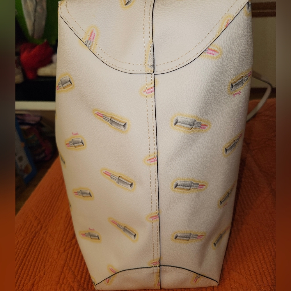 NWT Coach City Tote Lipstick Print - Picture 5 of 13